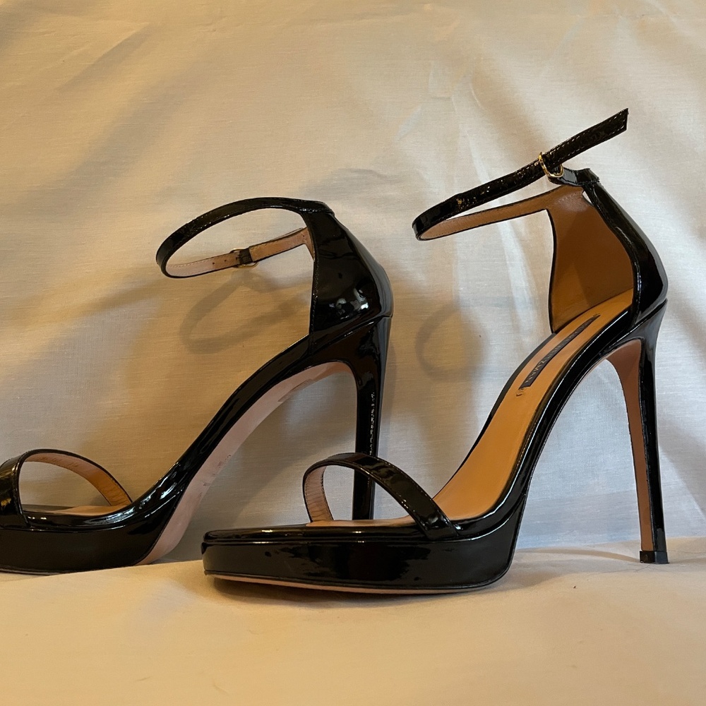 Stuart Weitzman Nudist Disco Platform Heels Size 8.5